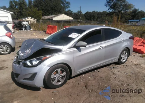 2014 Hyundai Elantra Se из США, поврежденный, VIN 5NPDH4AE1EH460242